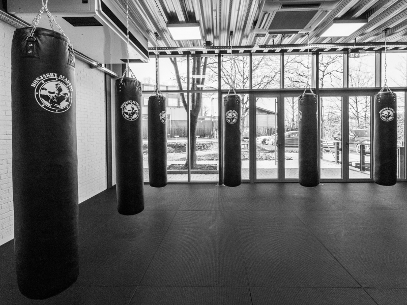 Bonjasky academy Hilversum glazengevel kickboksen boksen Architect Remy Bonjasky boksbal