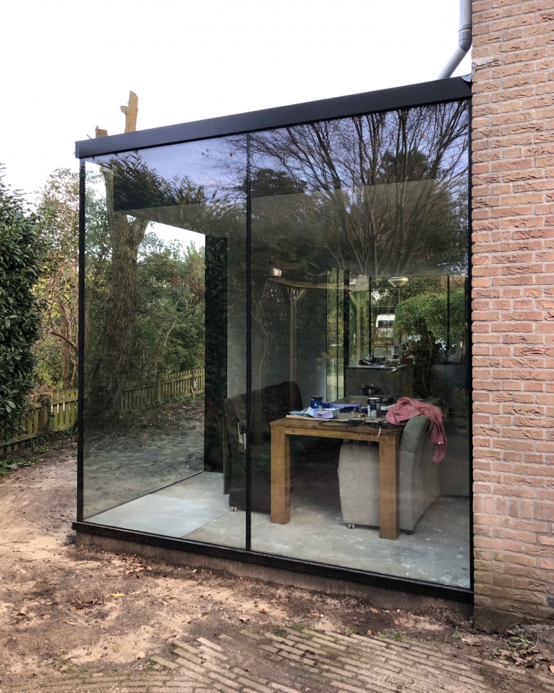 soldeniersveld Apeldoorn uitbouw glas architect