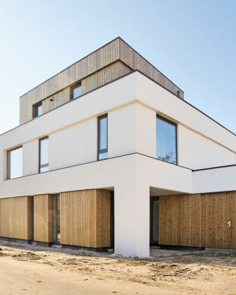 vrijstaande woning Den Haag architect hout nieuwbouw