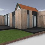uitbreiding woning rostocklaan Apeldoorn architect hout impressie
