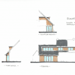 uitbreiding woning veenhuizerweg Apeldoorn architect schets gevels gevel hout